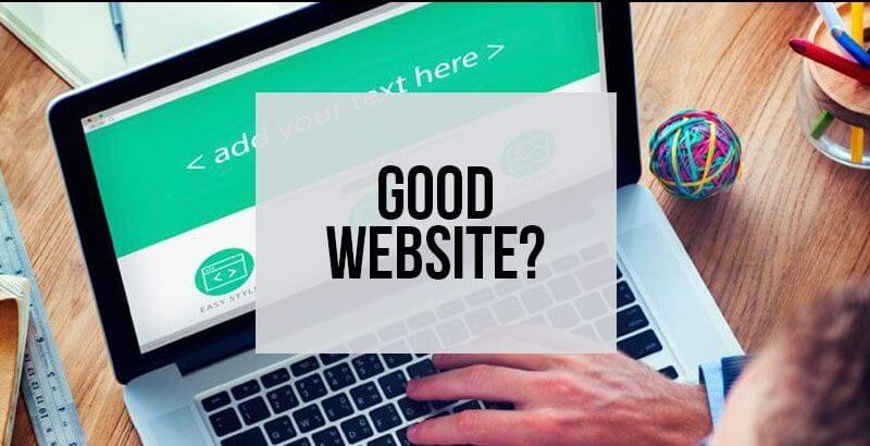 a good website gives a better chance in Google ranking